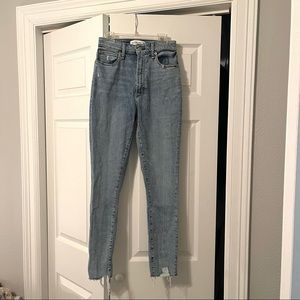 Abercrombie & Fitch High Rise Super Skinny Ankle Curve Love Jeans. Size 24/00.